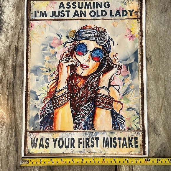 Canvas Boho Hippie Wall Art Decor Unframed Picture 12”x16” - Picture 10 of 11